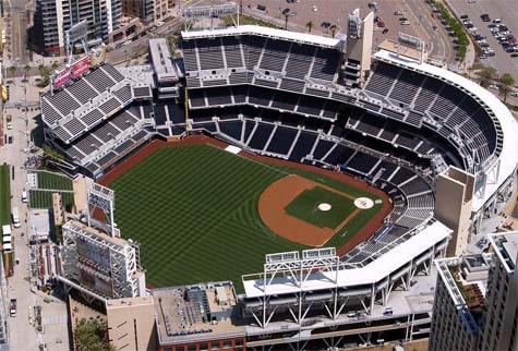 Petco Stadium in San Diego, home to the San Diego Padres